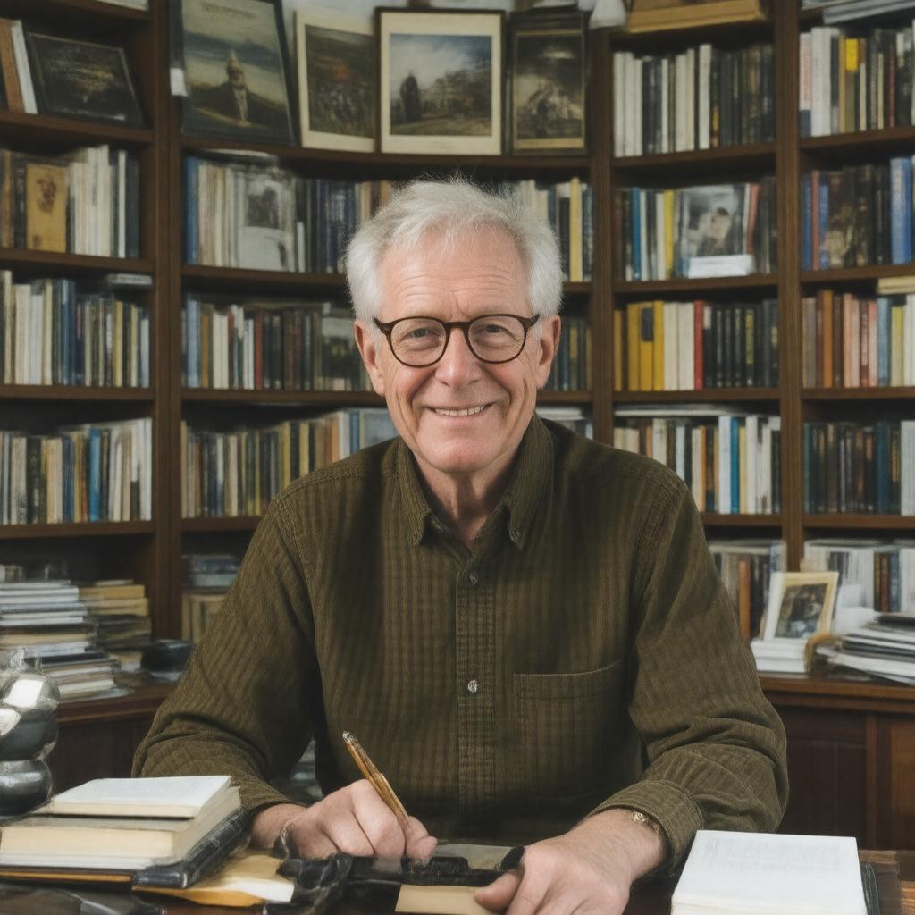 AI-created image of Richard Curtis