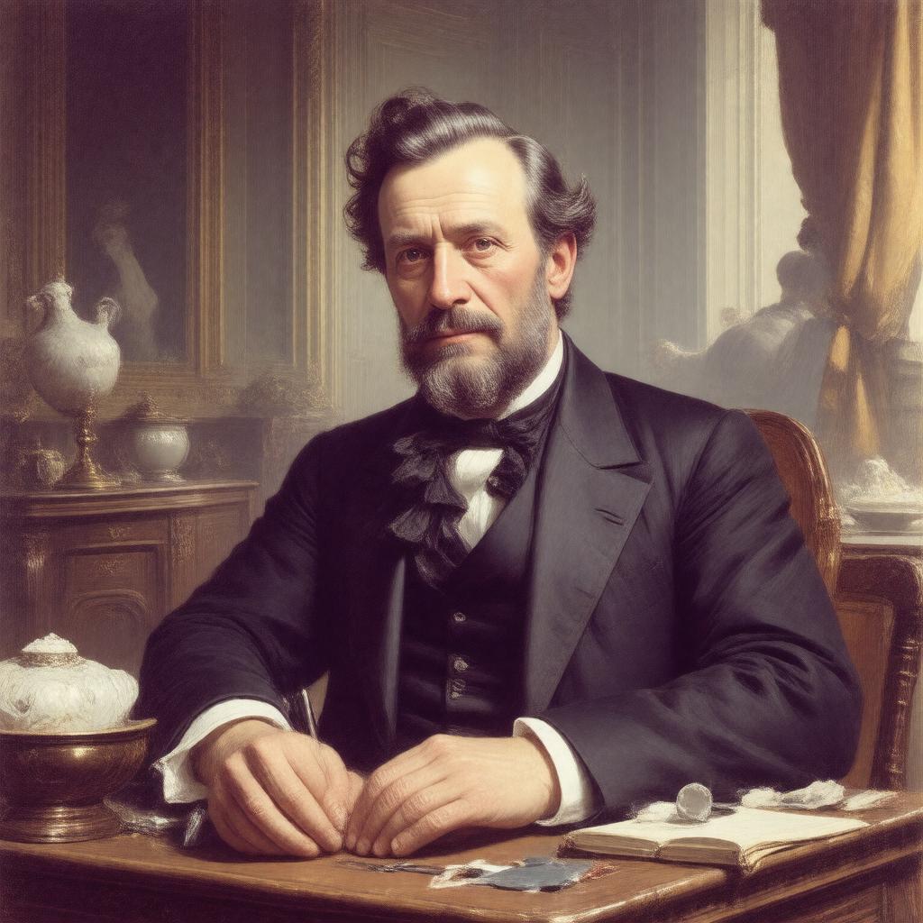 AI-created image of Richard D'Oyly Carte