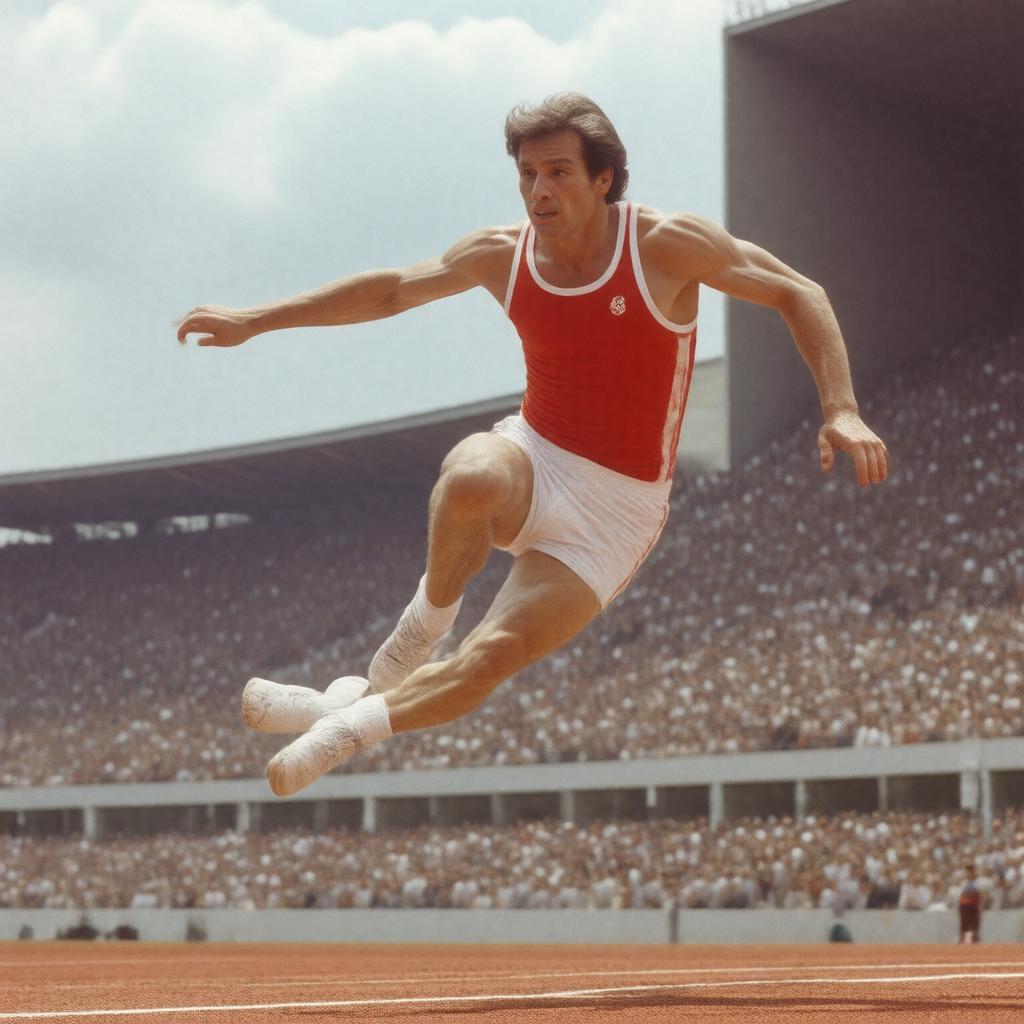 AI-created image of Richard Douglas Fosbury