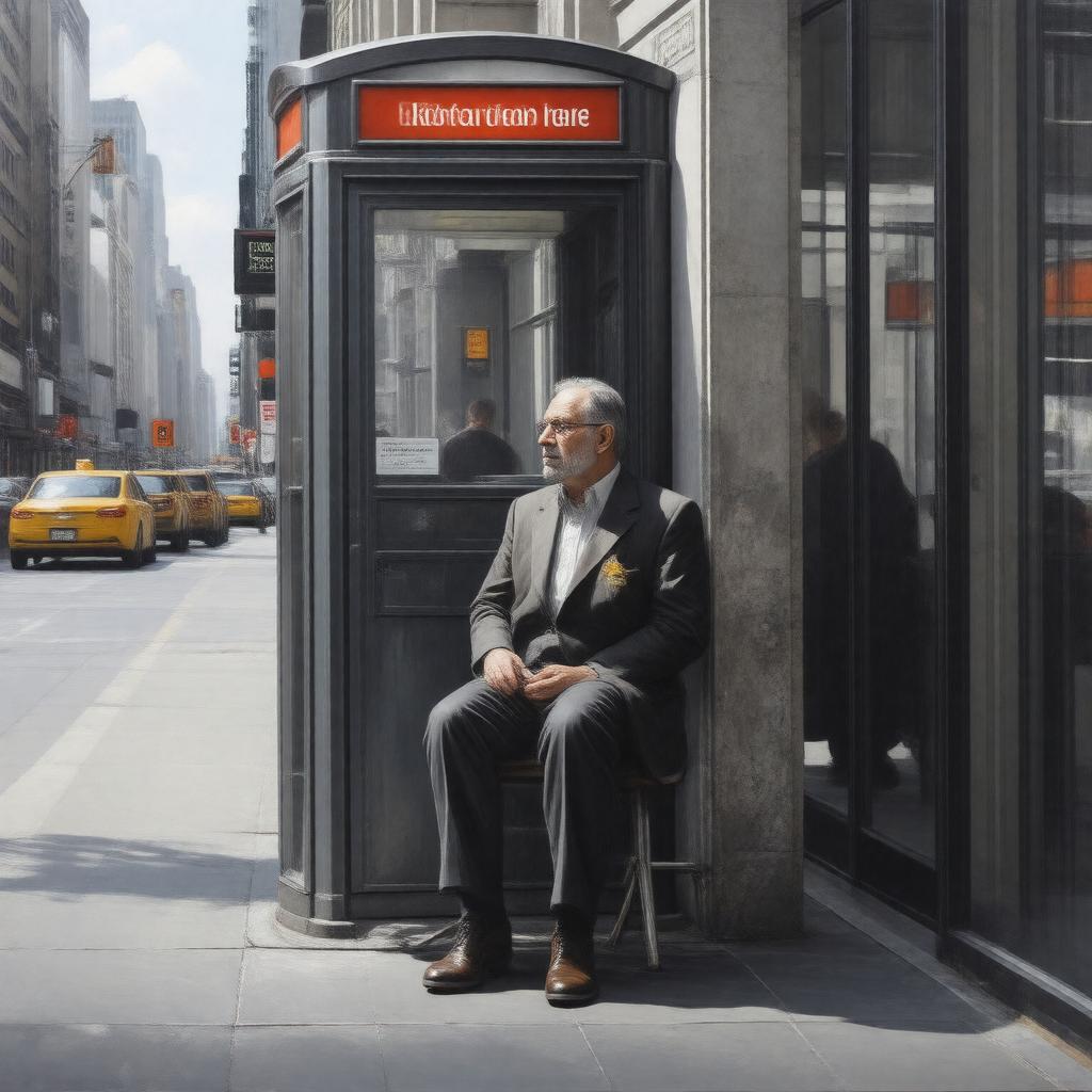 AI-created image of Richard Estes