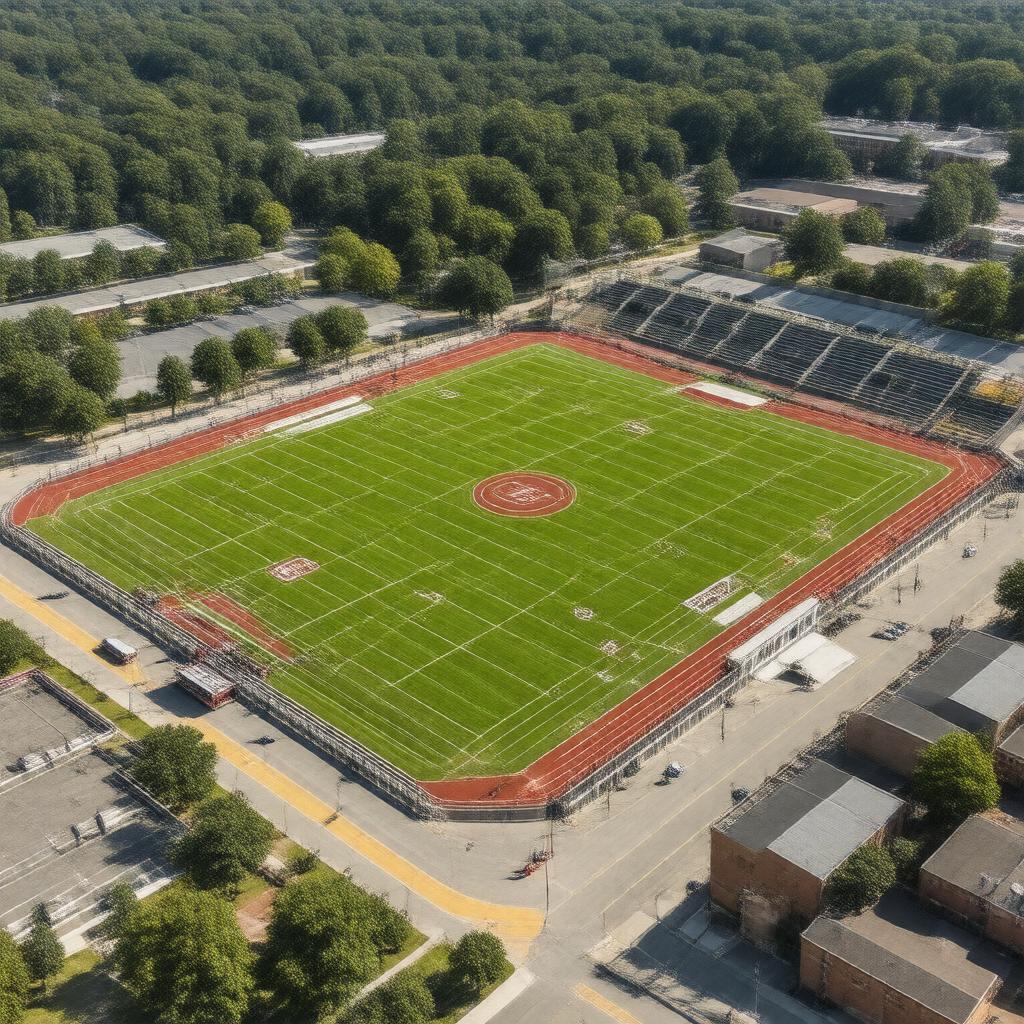 AI-created image of Richard F. Garber Field