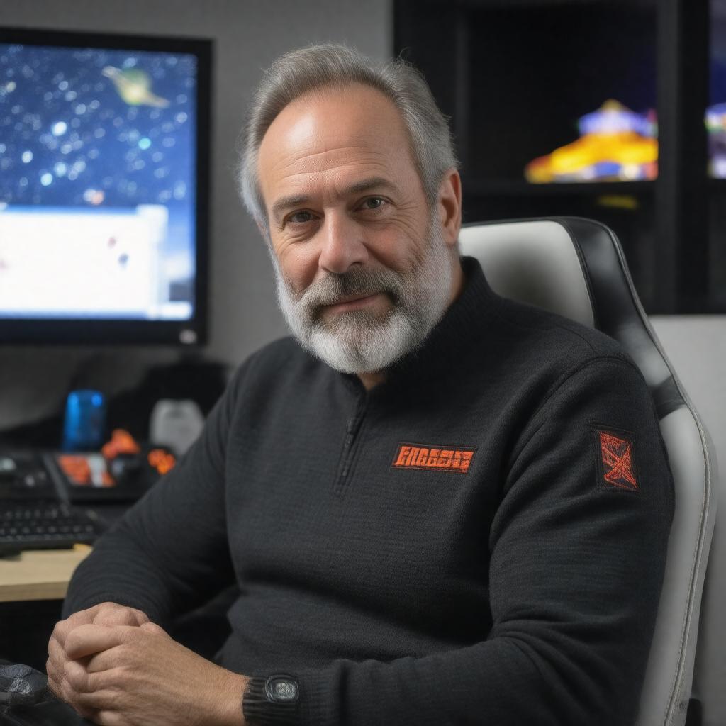 AI-created image of Richard Garriott
