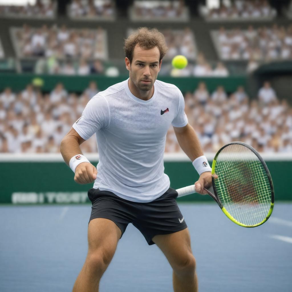 AI-created image of Richard Gasquet