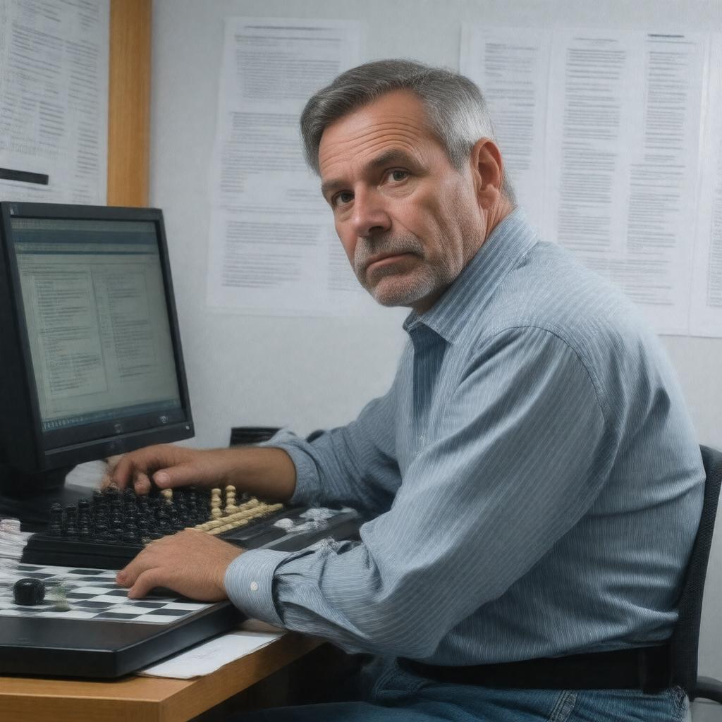 AI-created image of Richard Greenblatt