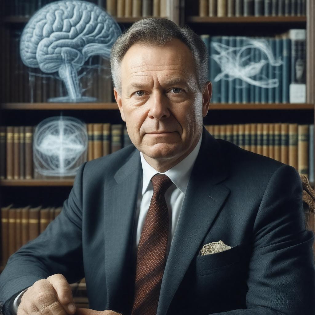 AI-created image of Richard Gregory