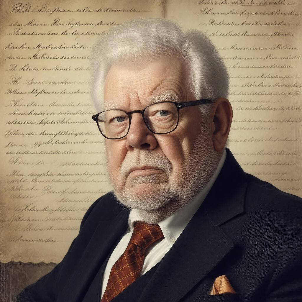 AI-created image of Richard Griffiths