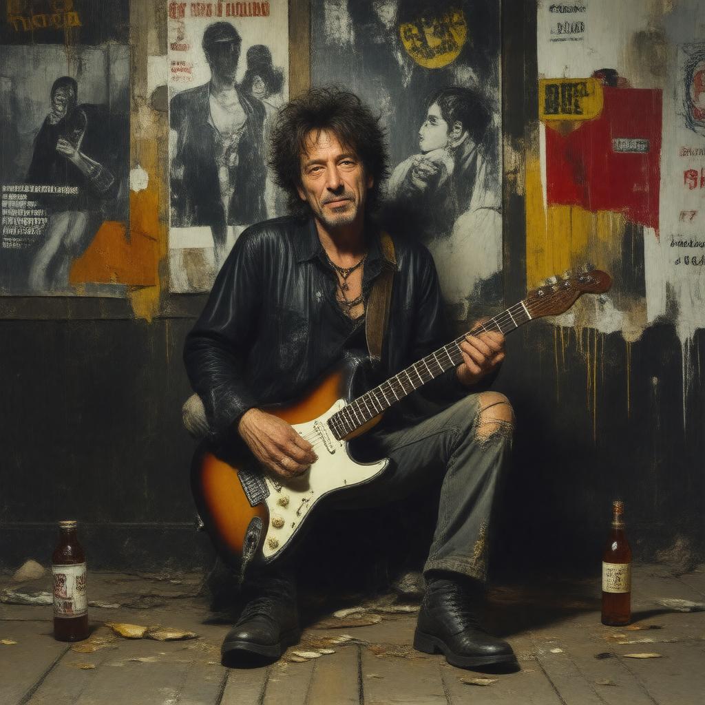 AI-created image of Richard Hell