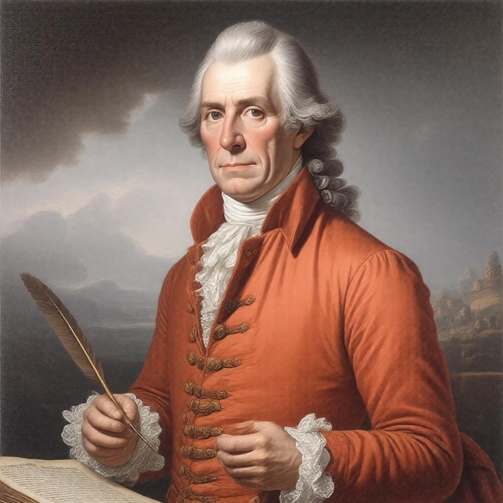 AI-created image of Richard Henry Lee