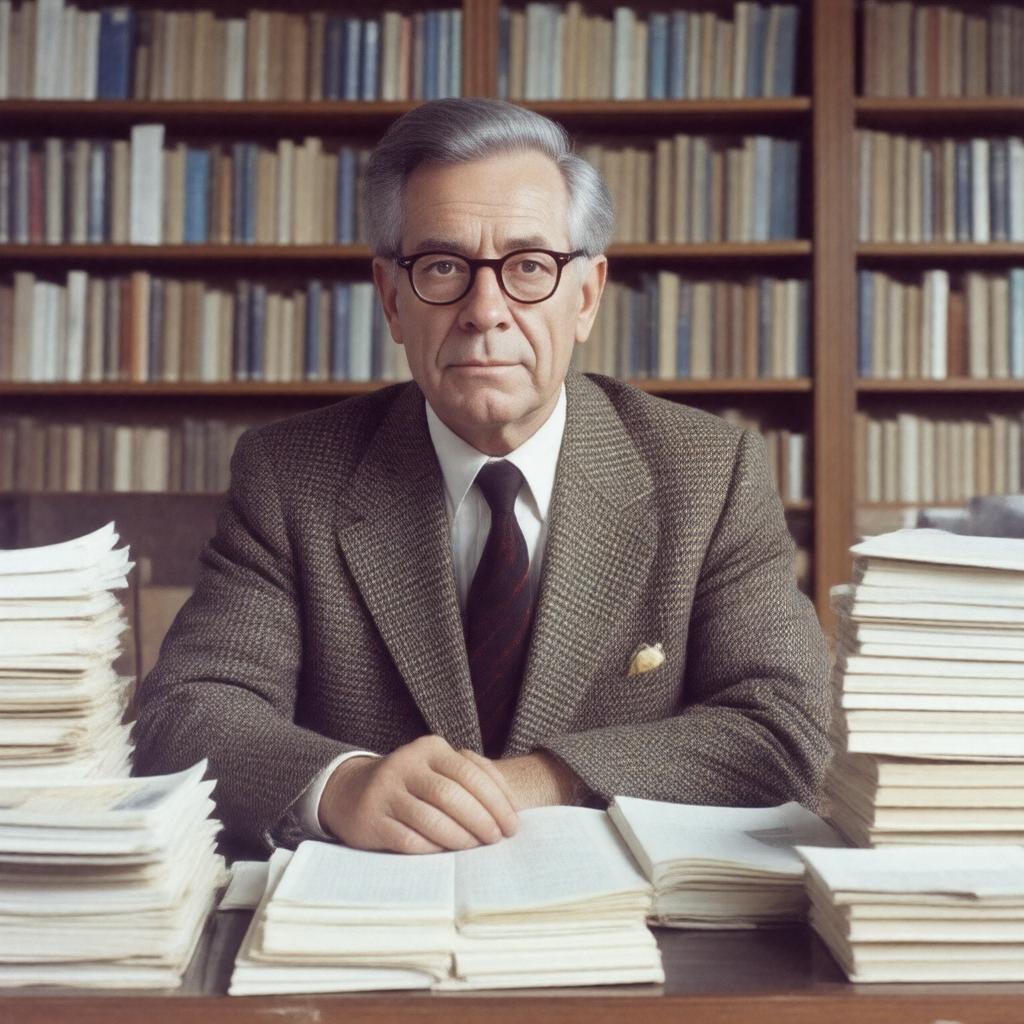 AI-created image of Richard Hofstadter