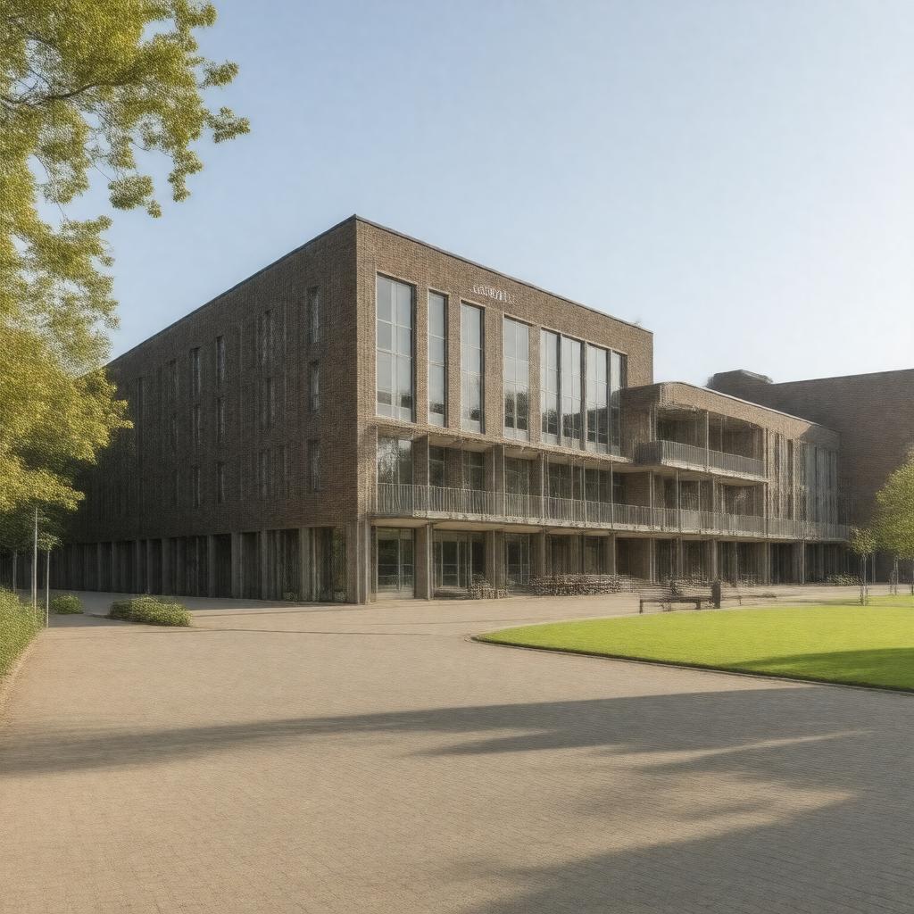 AI-created image of Richard Huish College