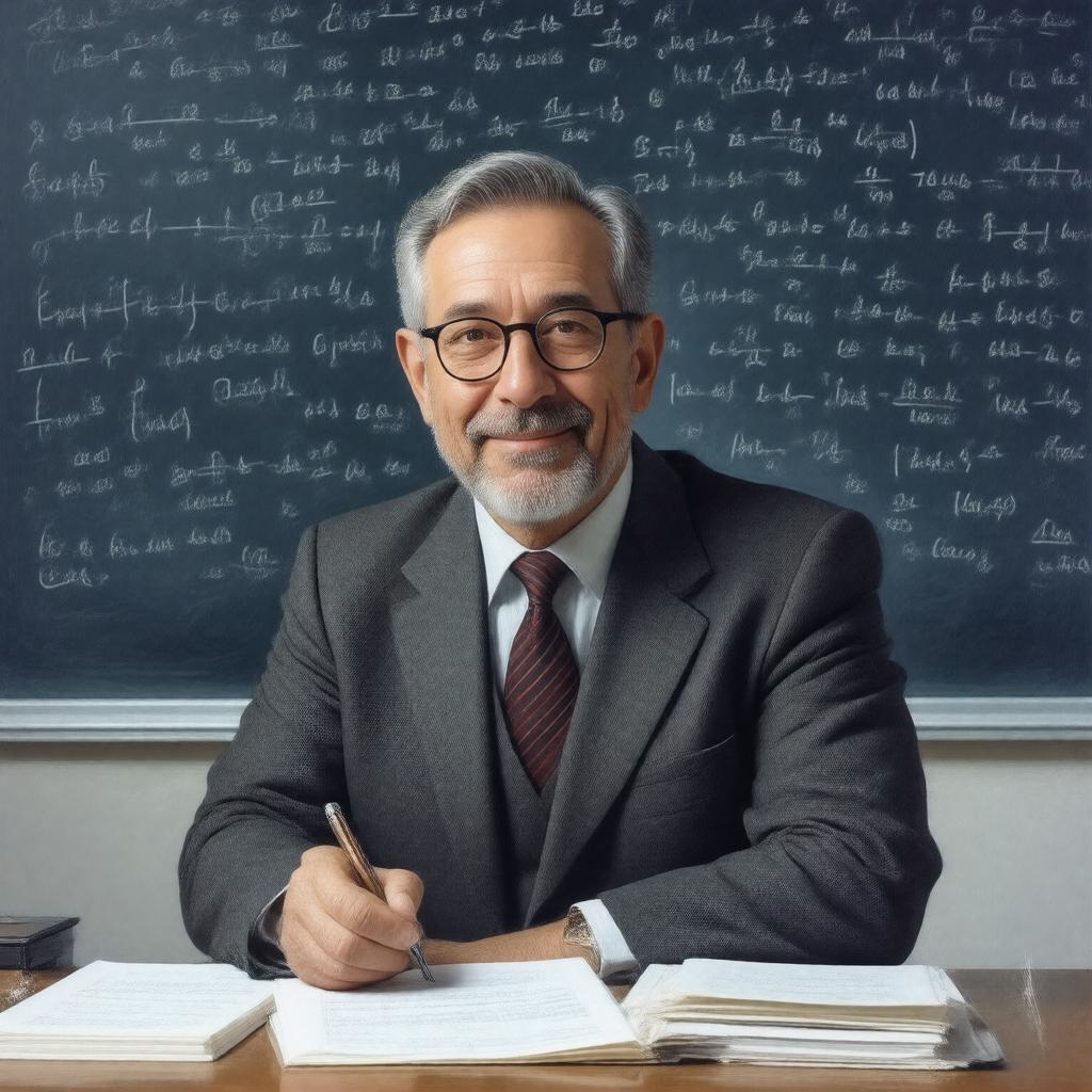 AI-created image of Richard Karp