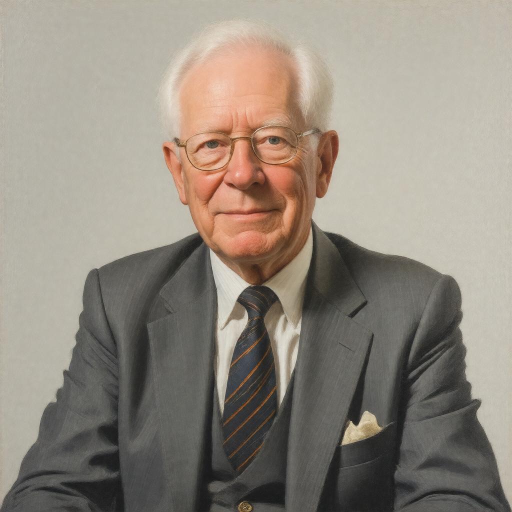AI-created image of Richard Layard