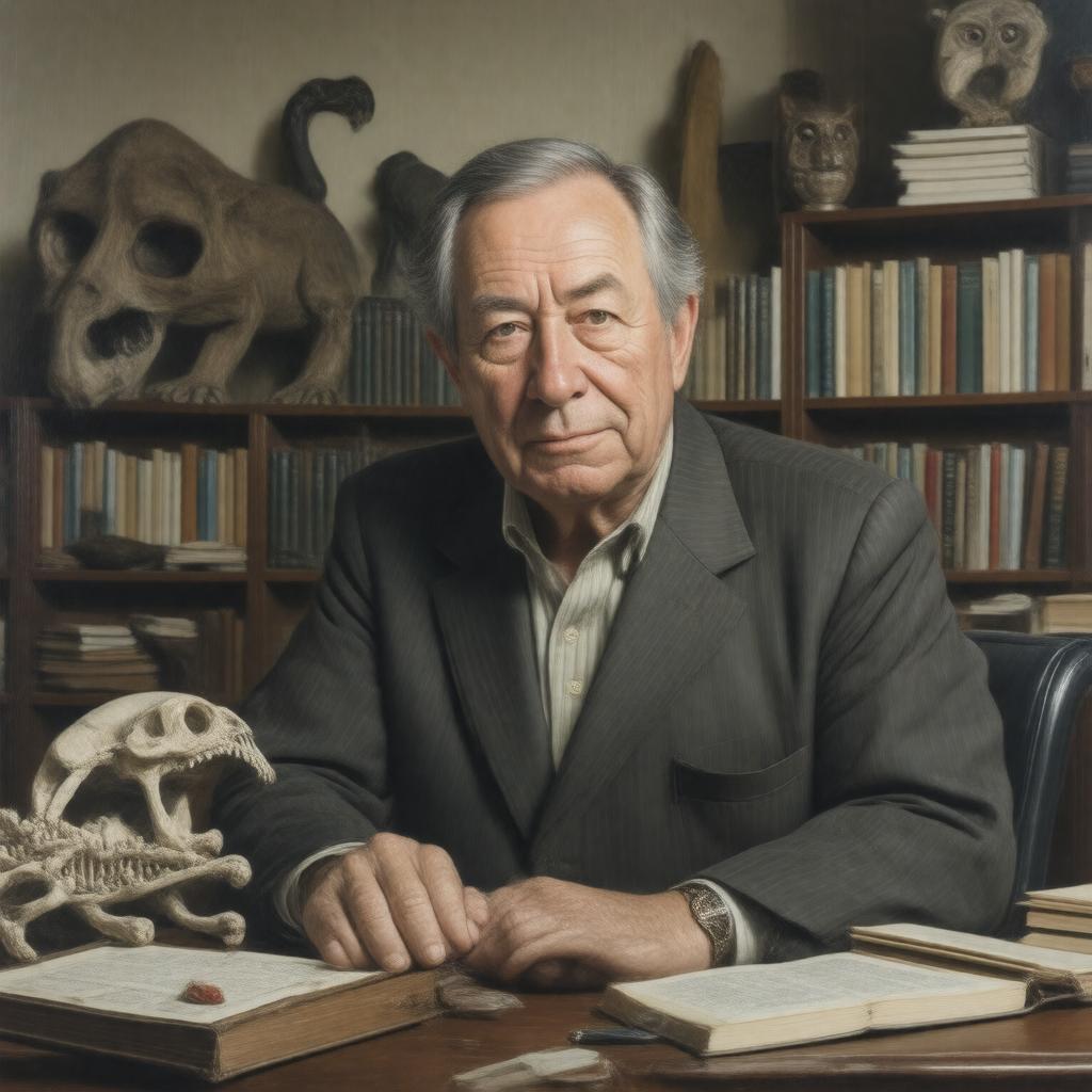 AI-created image of Richard Leakey