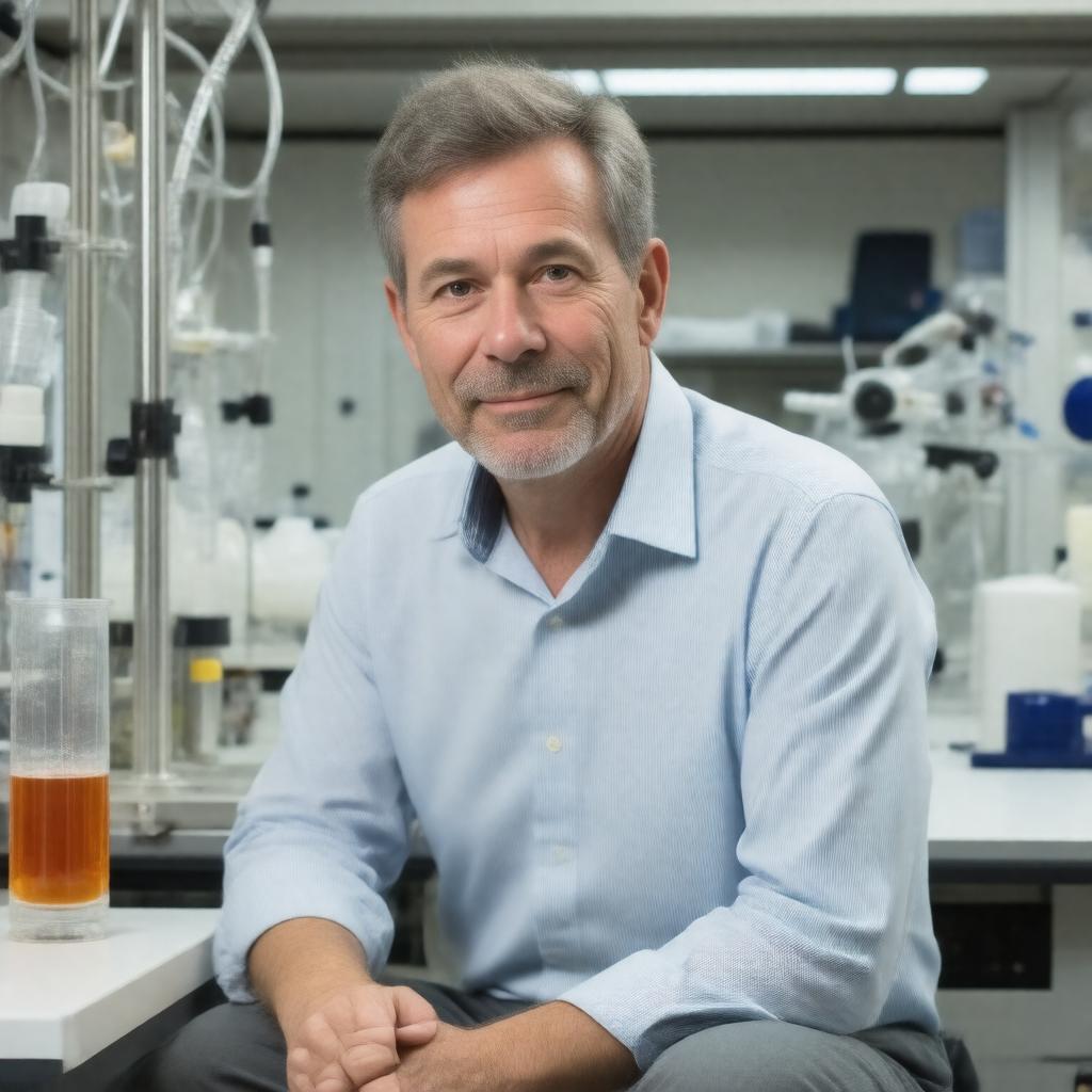 AI-created image of Richard Lenski