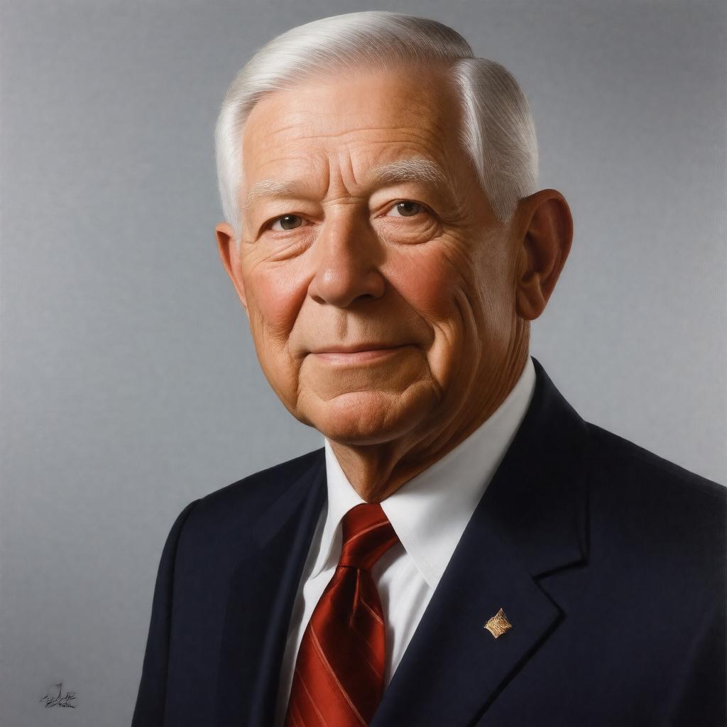 AI-created image of Richard Lugar