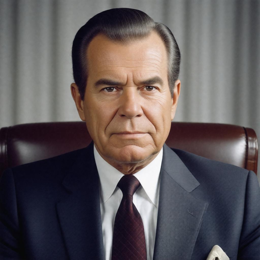 AI-created image of Richard Nixon