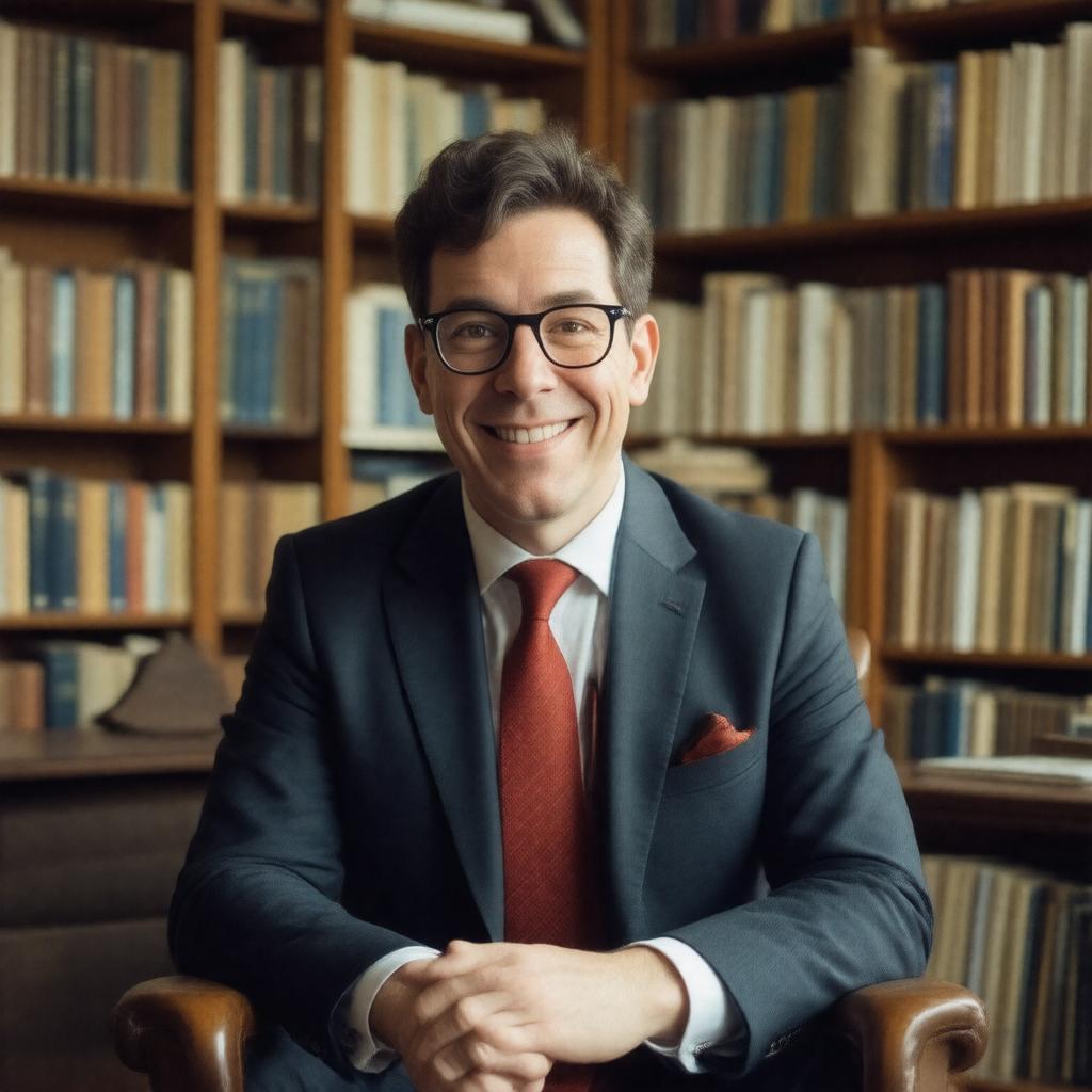 AI-created image of Richard Osman
