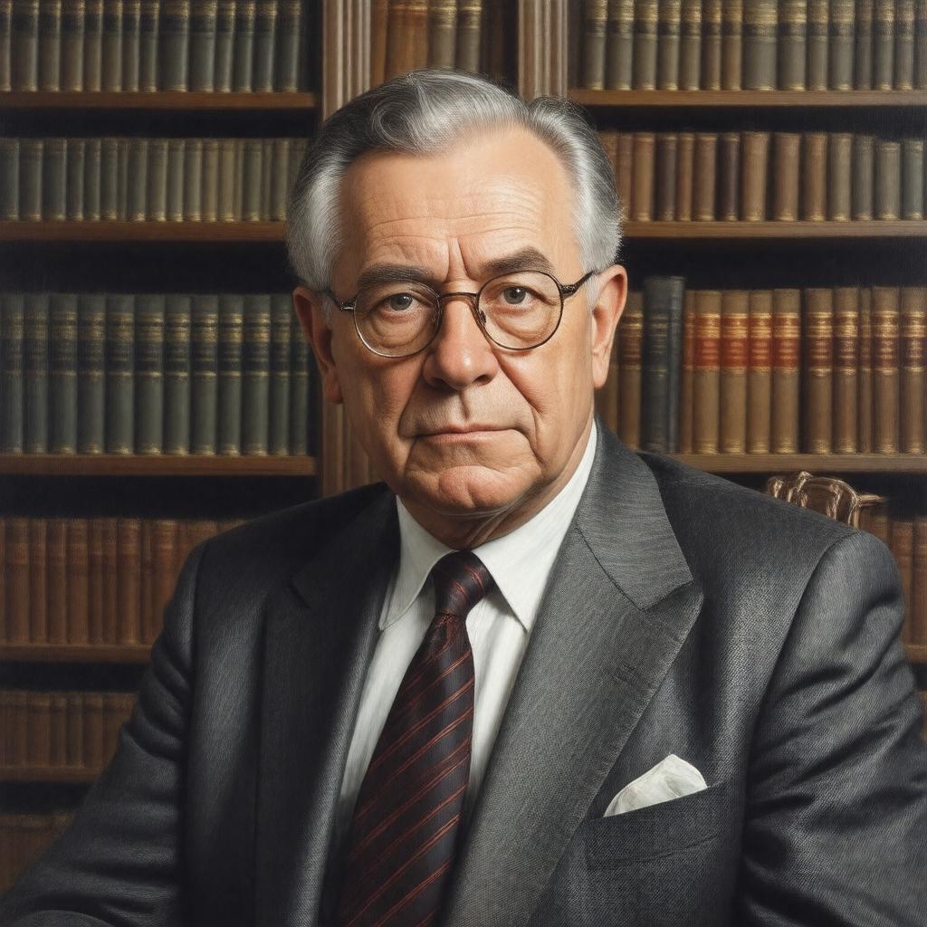 AI-created image of Richard Pipes