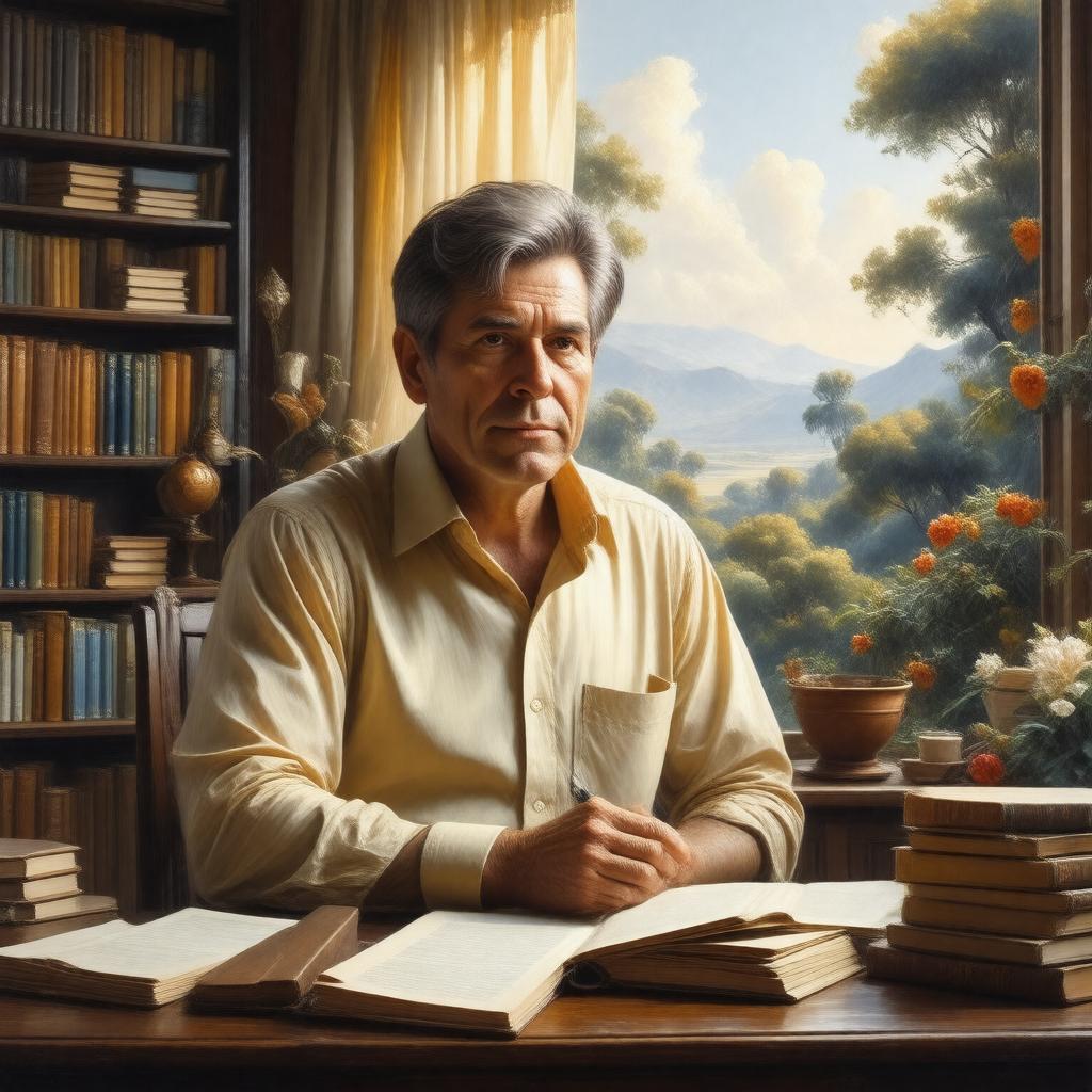 AI-created image of Richard Powers