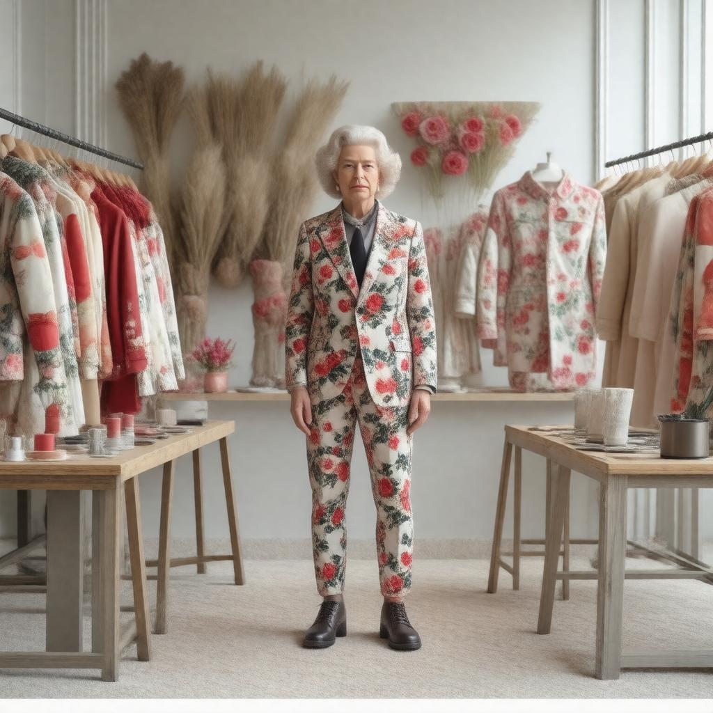 Click to view larger image AI-created image of Richard Quinn