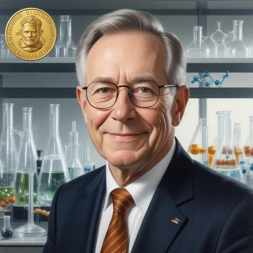 AI-created image of Richard R. Schrock