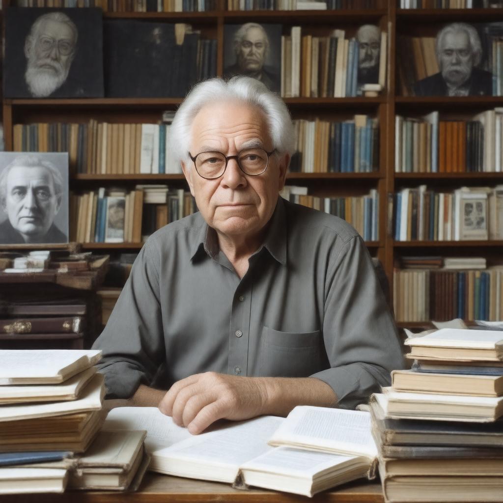 AI-created image of Richard Rorty