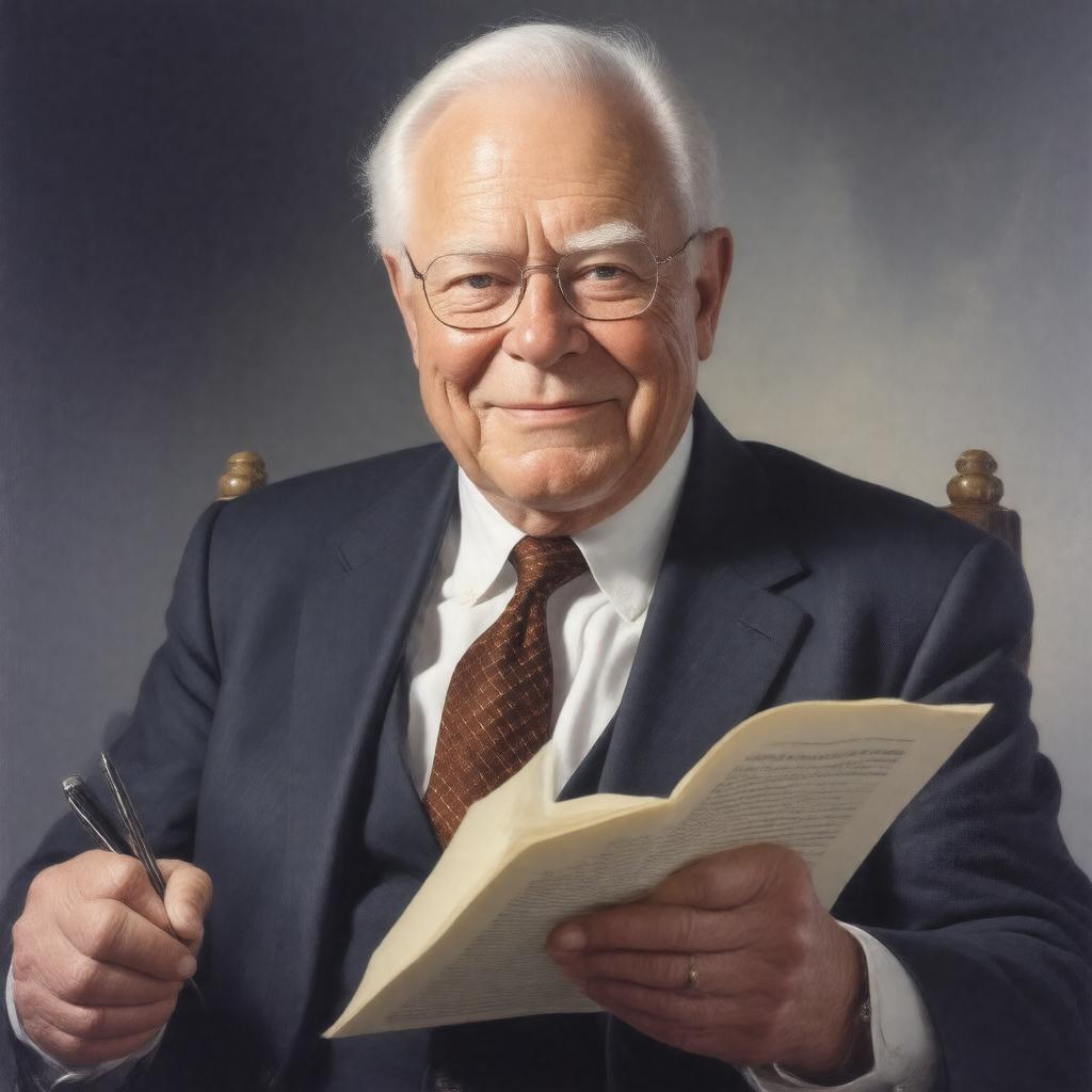 AI-created image of Richard Samuel Attenborough