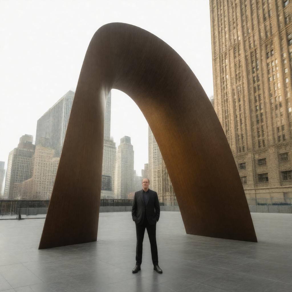 AI-created image of Richard Serra