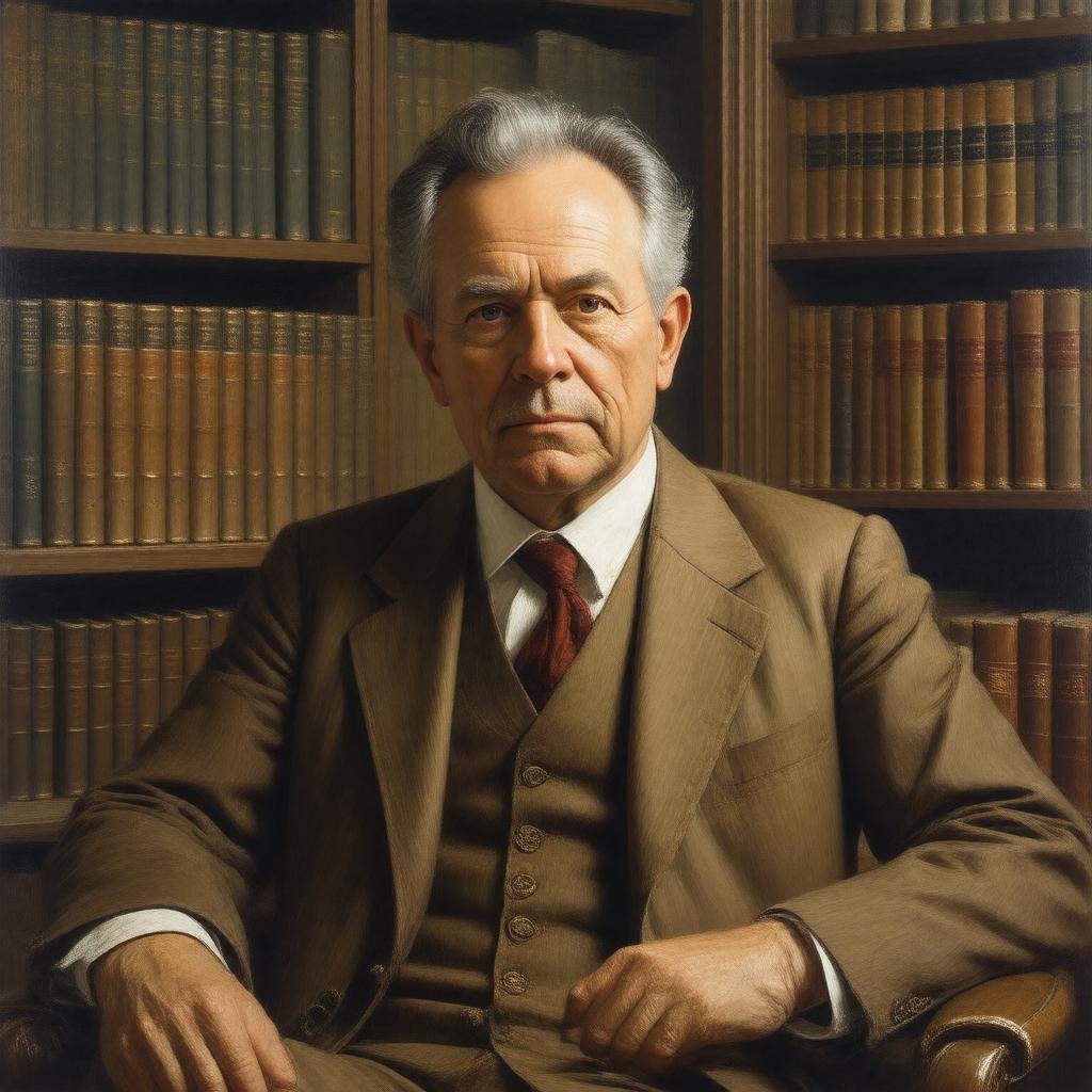 AI-created image of Richard Slotkin