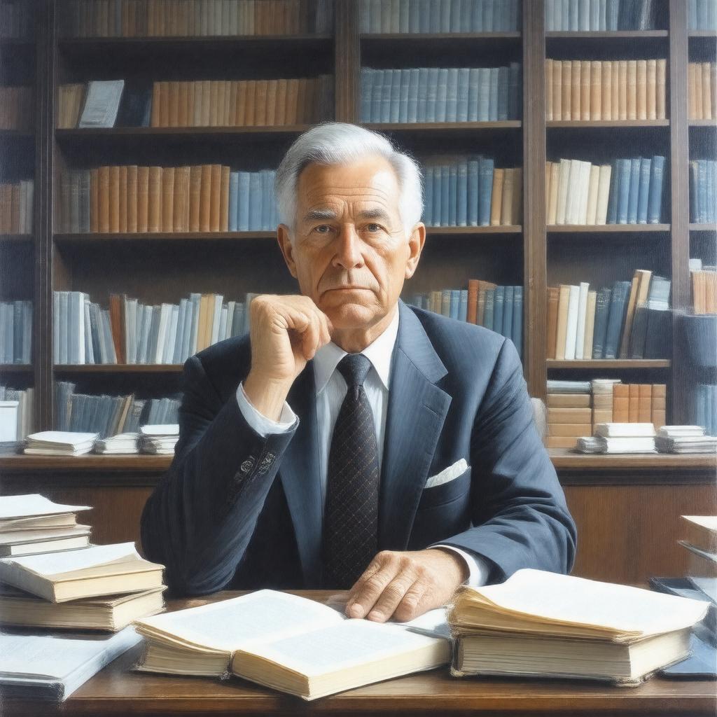 AI-created image of Richard Solomon