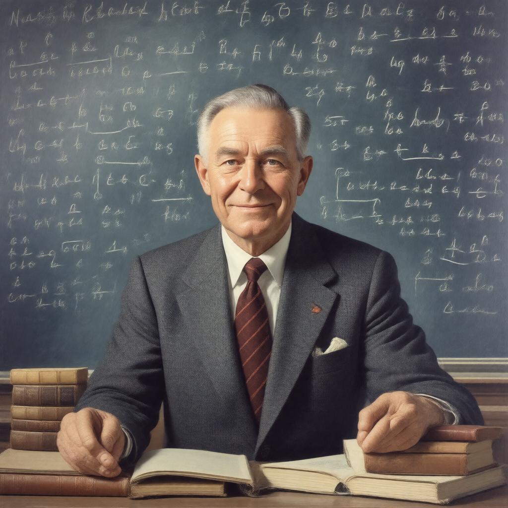 AI-created image of Richard Wesley Hamming