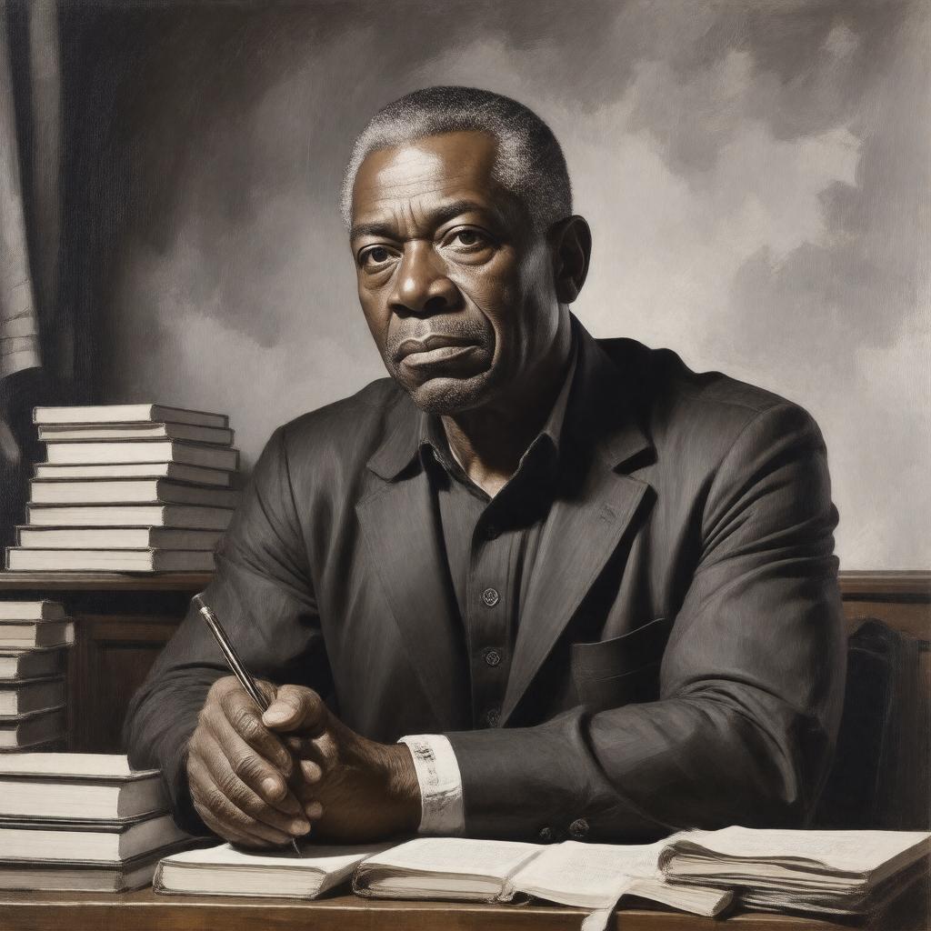 AI-created image of Richard Wright (author)