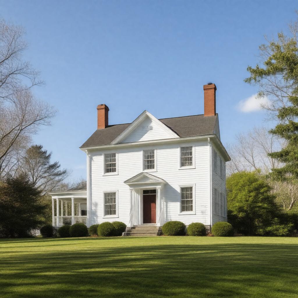 AI-created image of Richardson House (Brunswick, Maine)