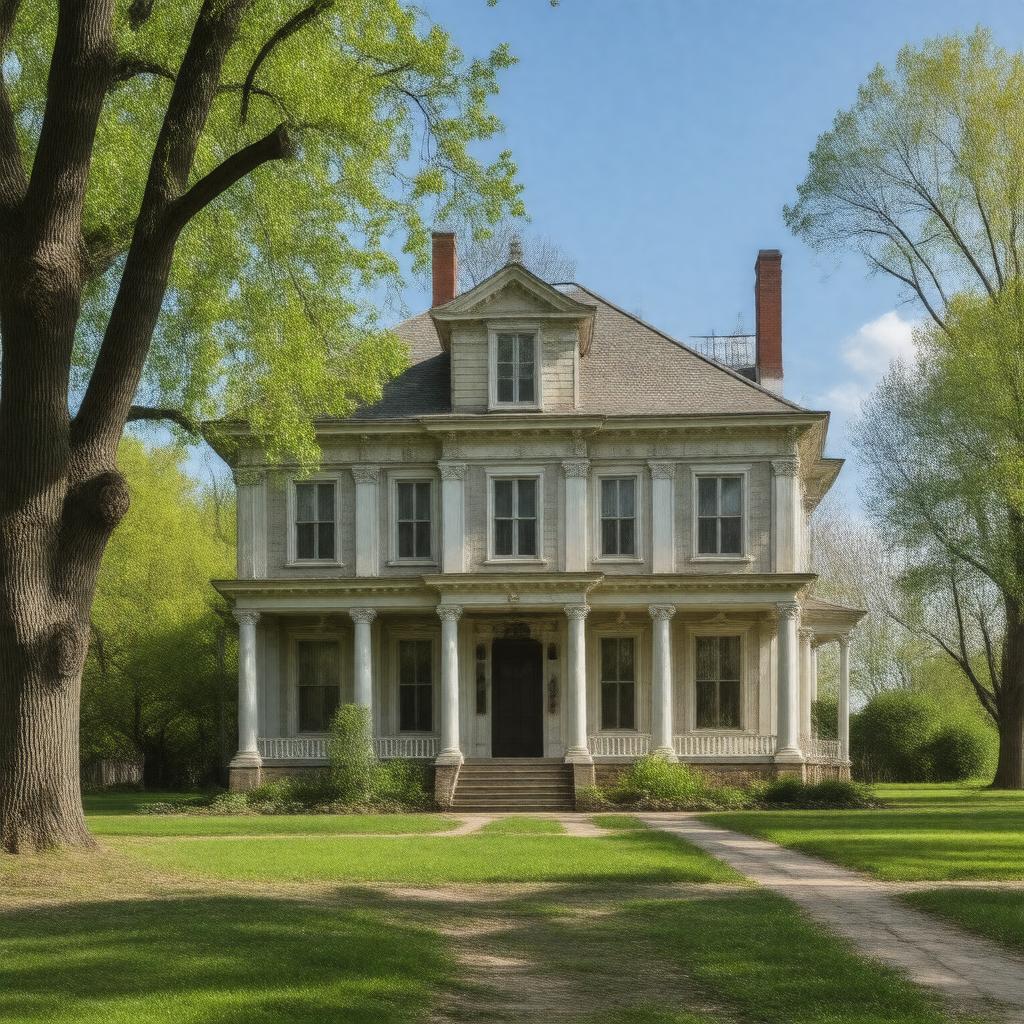 Click to view larger image AI-created image of Richardson House (Cedar Rapids, Iowa)