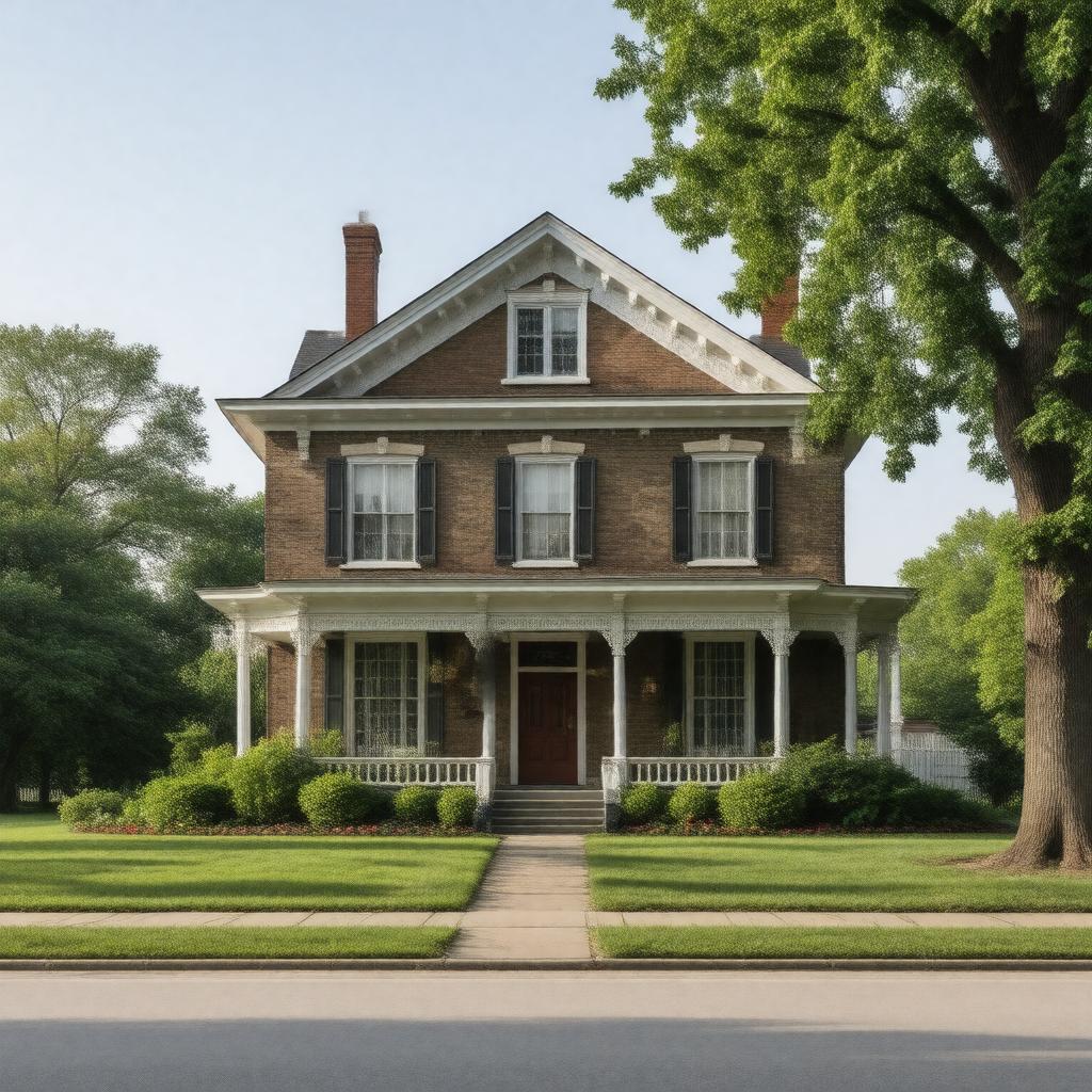 AI-created image of Richardson House (Columbus, Ohio)