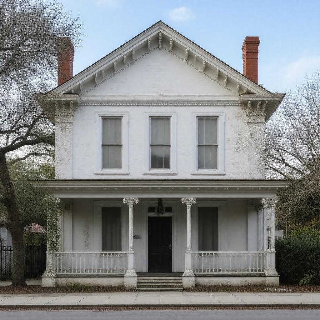 AI-created image of Richardson House (Galveston, Texas)