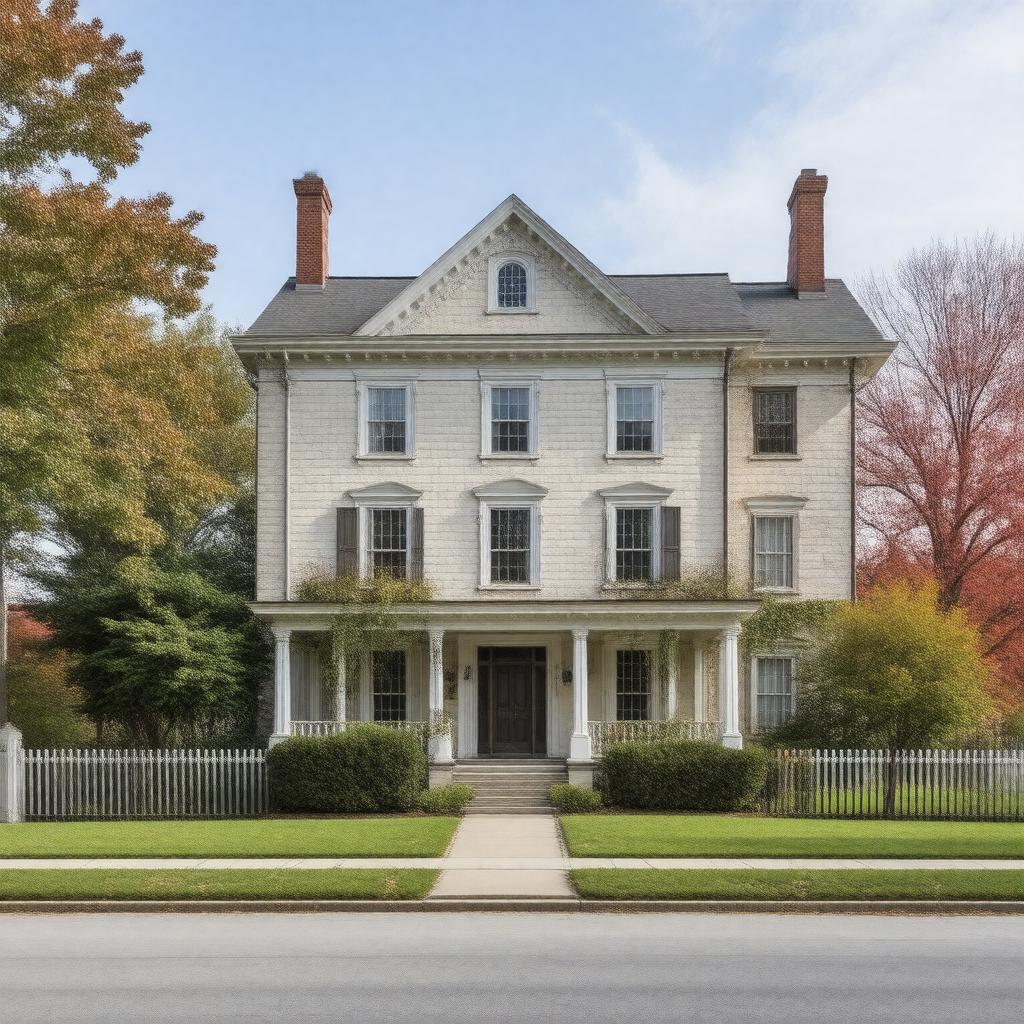 AI-created image of Richardson House (Hartford, Connecticut)