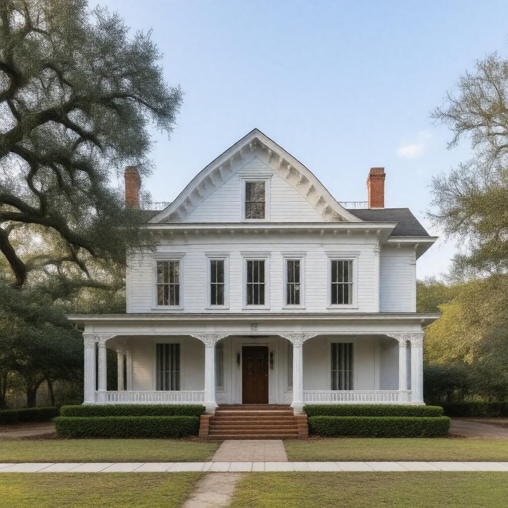 AI-created image of Richardson House (Houston, Texas)