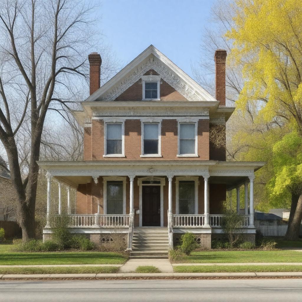Click to view larger image AI-created image of Richardson House (Indianapolis, Indiana)