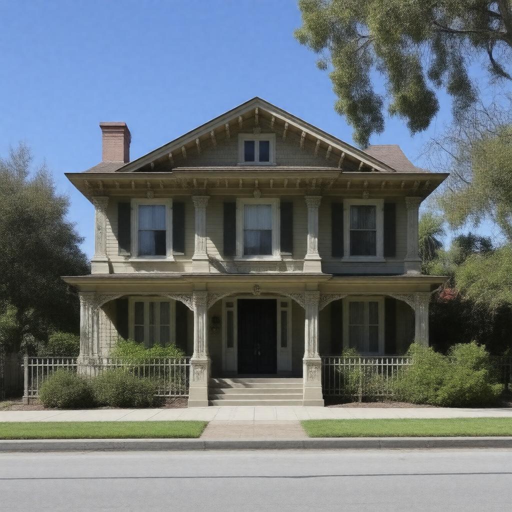 AI-created image of Richardson House (Los Angeles, California)