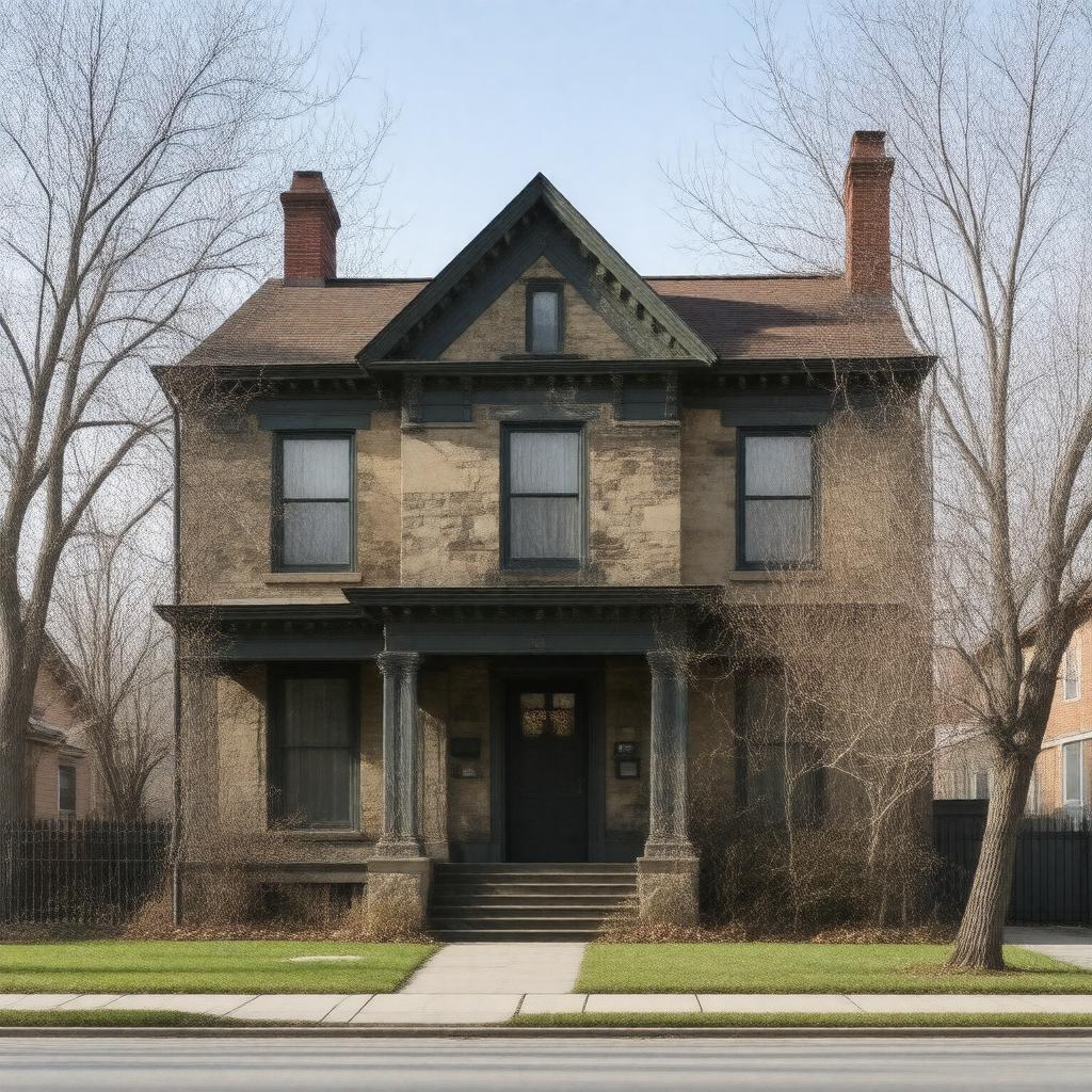 Click to view larger image AI-created image of Richardson House (Omaha, Nebraska)