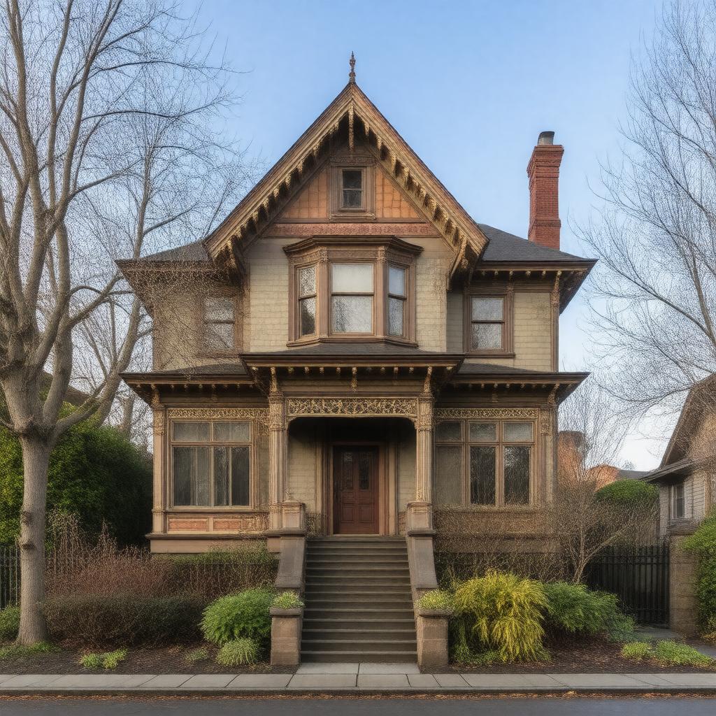 AI-created image of Richardson House (Portland, Oregon)