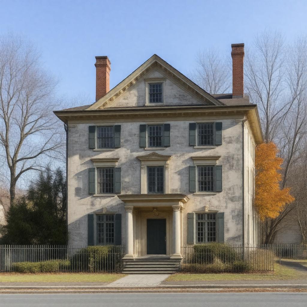AI-created image of Richardson House (Poughkeepsie, New York)