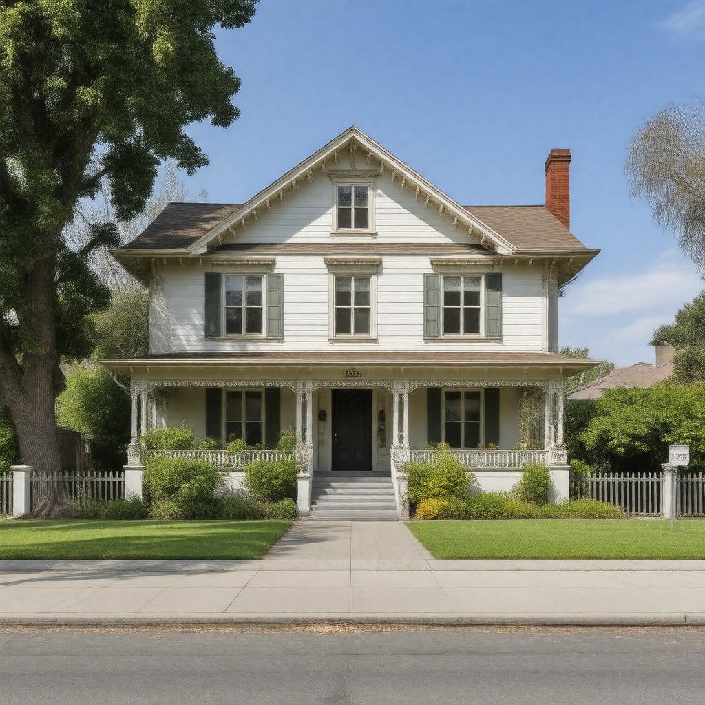 AI-created image of Richardson House (Sacramento, California)