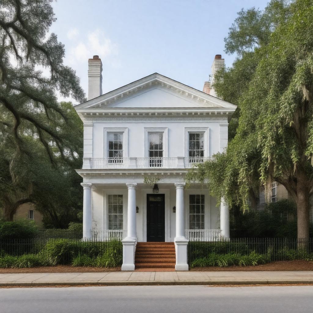 Click to view larger image AI-created image of Richardson House (Savannah, Georgia)