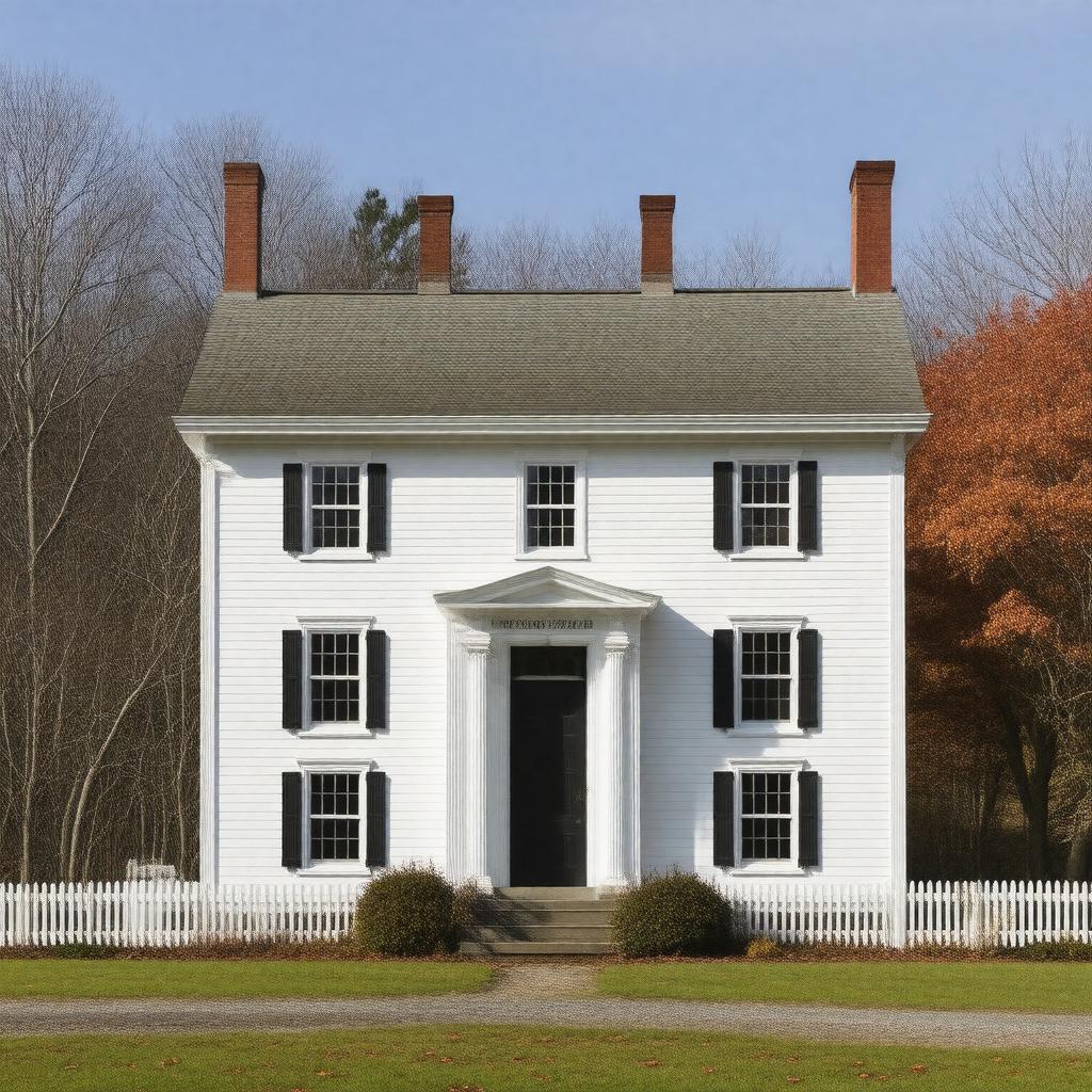 AI-created image of Richardson House (Union, Maine)