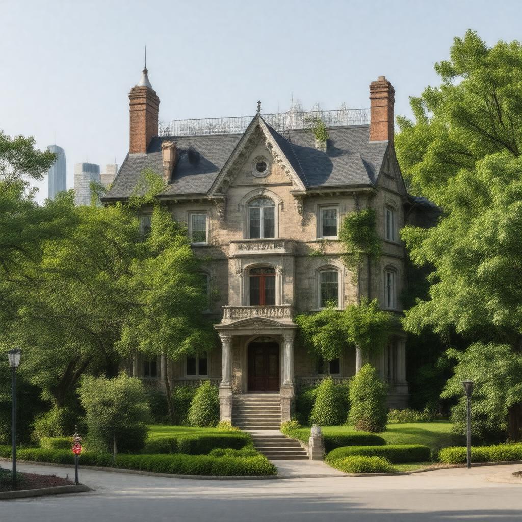 Click to view larger image AI-created image of Richardson House (University of Toronto)