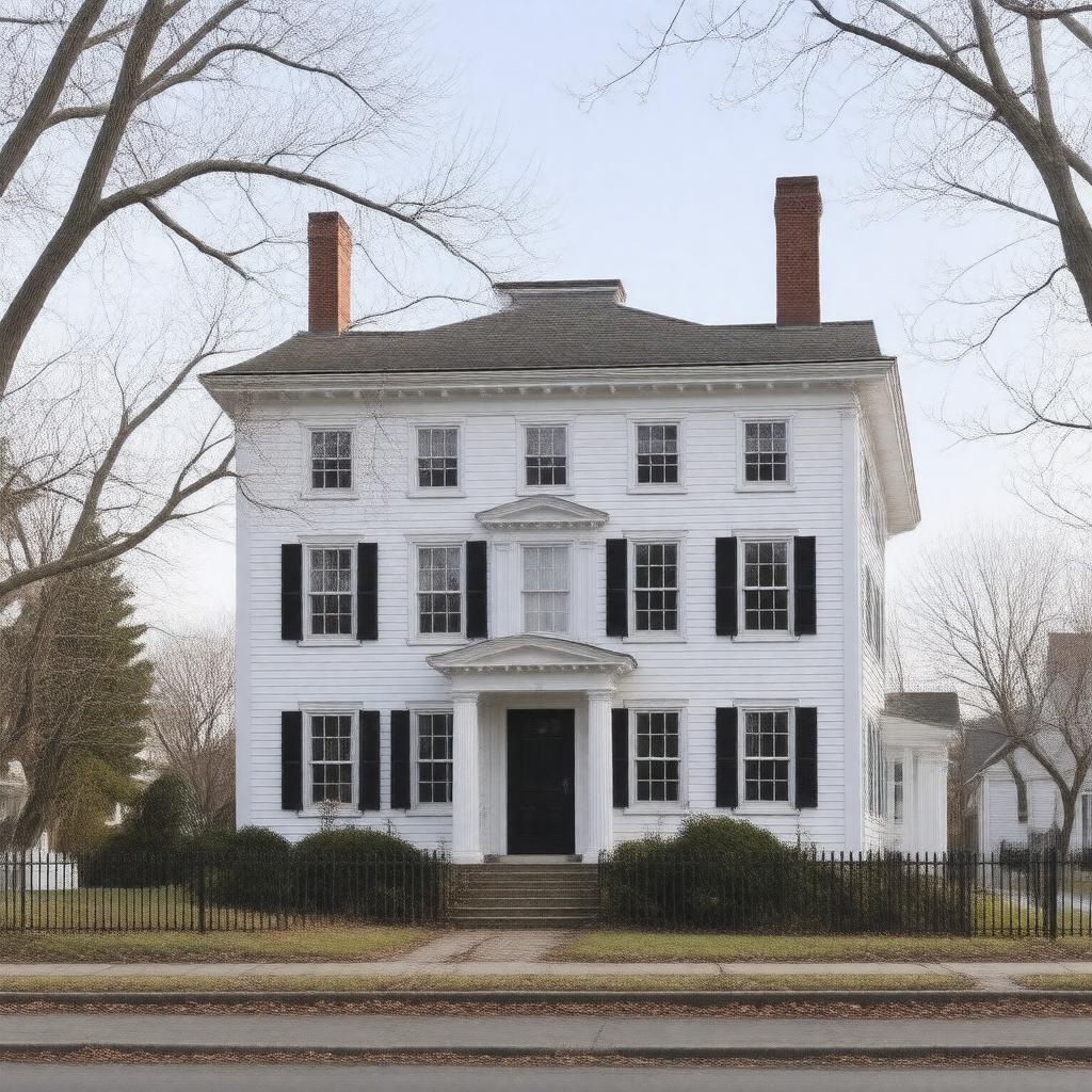 Click to view larger image AI-created image of Richardson House (Wakefield, Massachusetts)