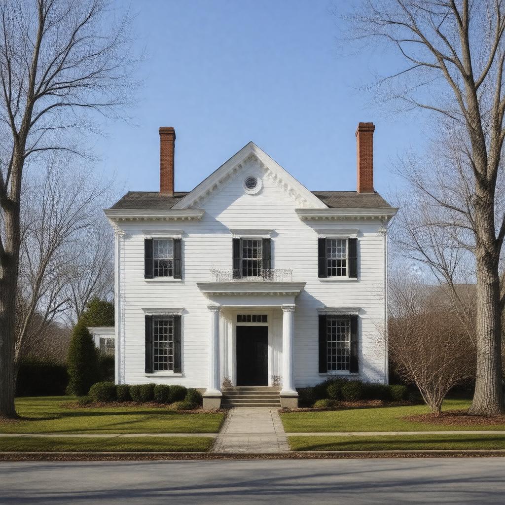 AI-created image of Richardson House (Waltham, Massachusetts)