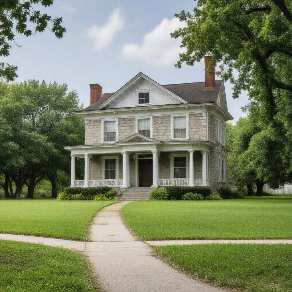 Click to view larger image AI-created image of Richardson House (Wichita, Kansas)